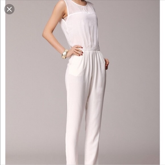 white jumpsuit zara